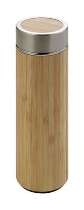 Immagine di Thermos in acciaio e bamboo 8858