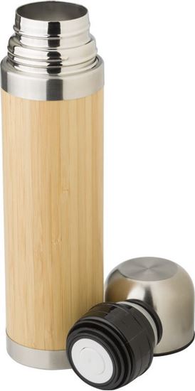 Immagine di Thermos in acciaio inox e bamboo 429221