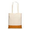 Shopper in cotone 135 g/m2,   base in sughero, manici lunghi