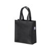 Shopper mini con soffietto in  R-pet 80 g/m2 con soffietto, manici corti