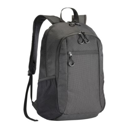 Zaino porta computer in dobby nylon con tre tasche