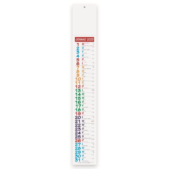 Immagine di Calendario Slim Multicolor PA677