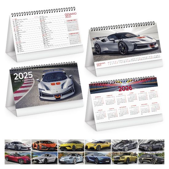 Immagine di Calendario da tavolo Auto Sportive PA406